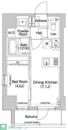コンフォリア東池袋EASTの物件間取画像